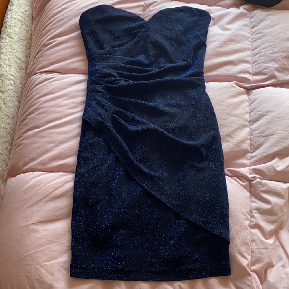Blue sparkly dress